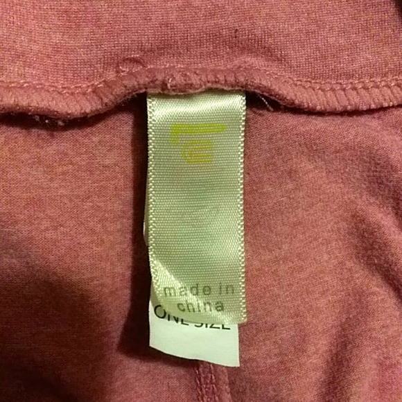LuLaRoe Leggings One Size Pink Color - Picture 4 of 4